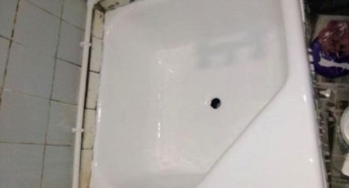 Обновление душевого поддона акрилом | Мыски